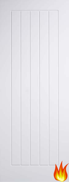 Mexicano White Primed Internal Fire Door (FD30)
